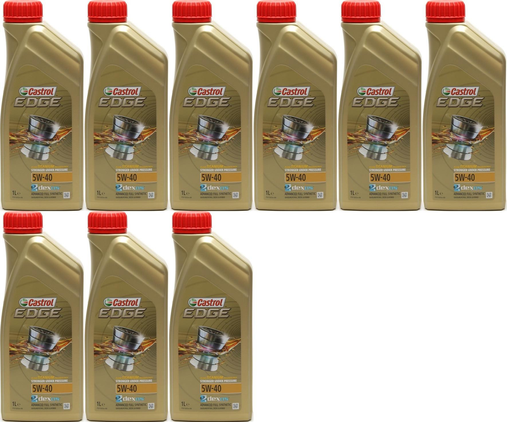 Castrol Edge Fluid Titanium (ex. FST) 5W-40 Motoröl 9x 1l = 9 Liter