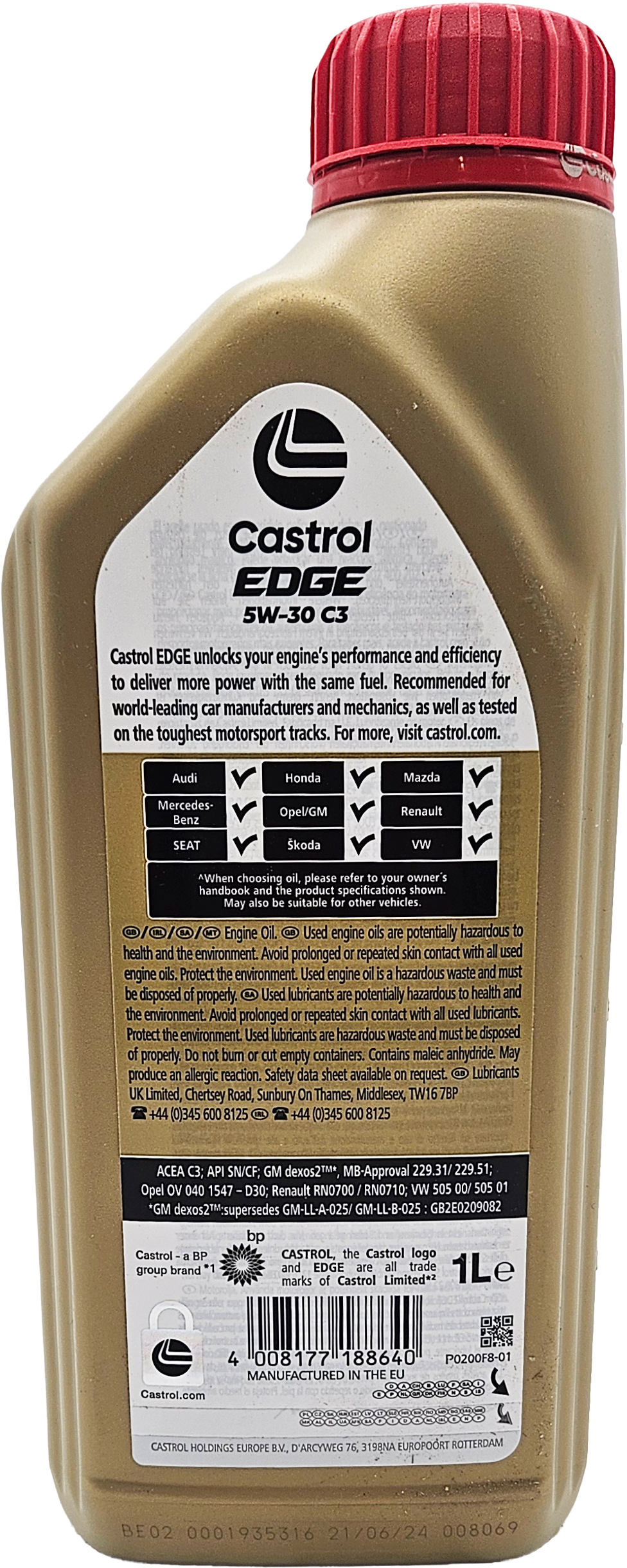 Castrol Edge 5W-30 C3 (ex. FST) Motoröl 1l