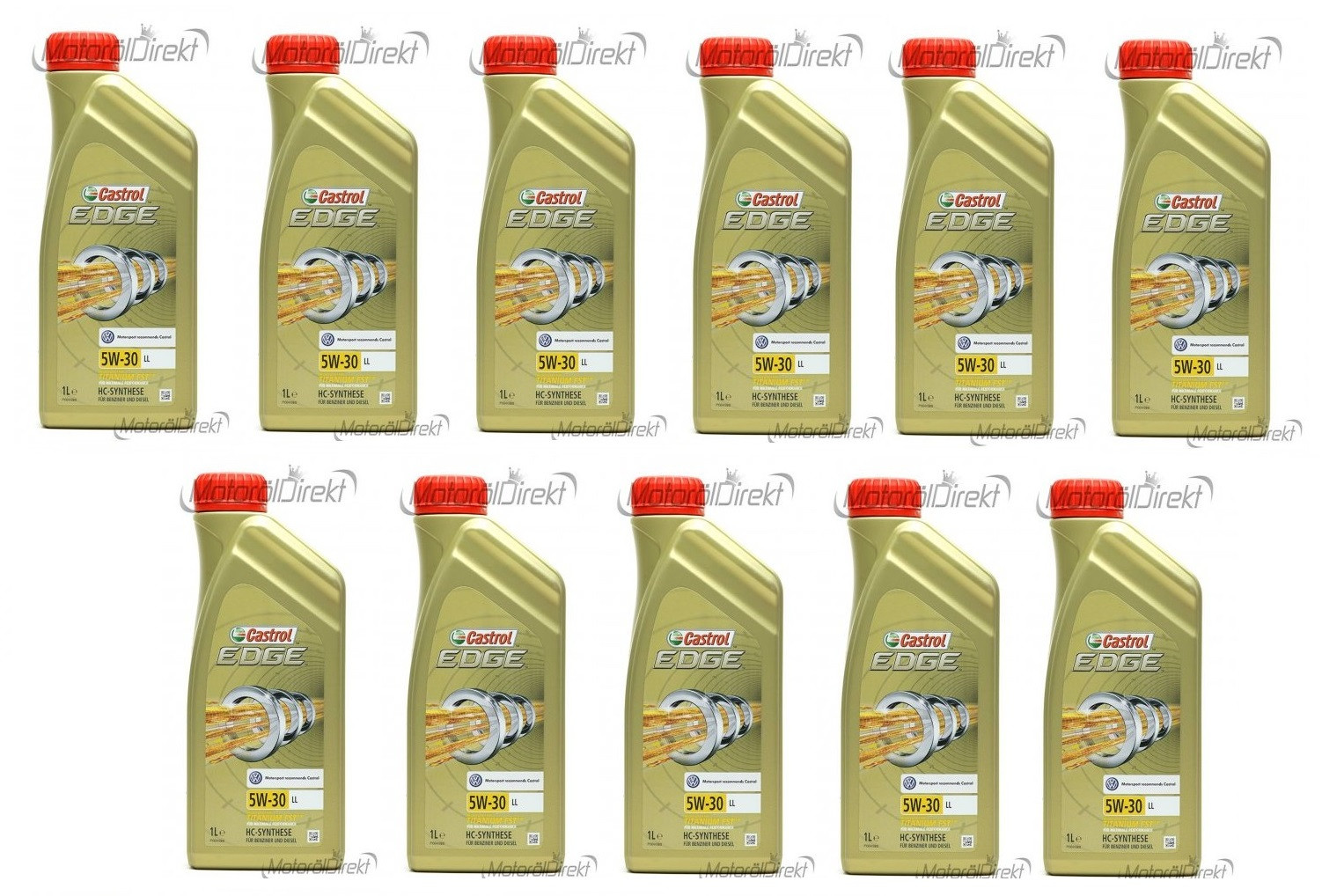 Castrol Edge 5W-30 LL Fluid Titanium Motoröl Longlife III 11x 1l = 11 Liter