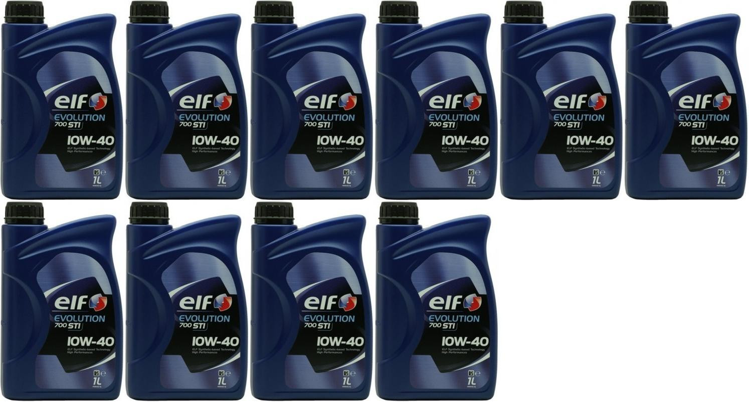Elf Evolution 700 STI 10W-40 Diesel & Benziner Motoröl 10x 1l = 10 Liter