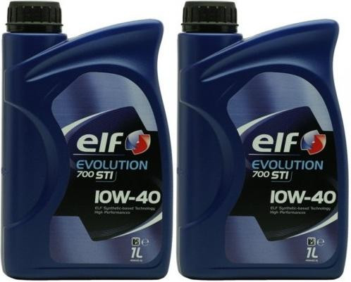 Elf Evolution 700 STI 10W-40 Diesel & Benziner Motoröl 2x 1l = 2 Liter
