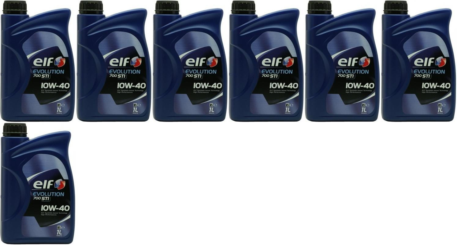 Elf Evolution 700 STI 10W-40 Diesel & Benziner Motoröl 7x 1l = 7 Liter