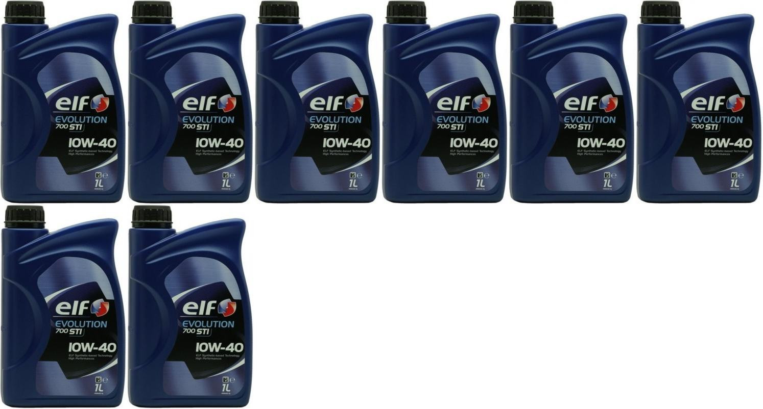 Elf Evolution 700 STI 10W-40 Diesel & Benziner Motoröl 8x 1l = 8 Liter