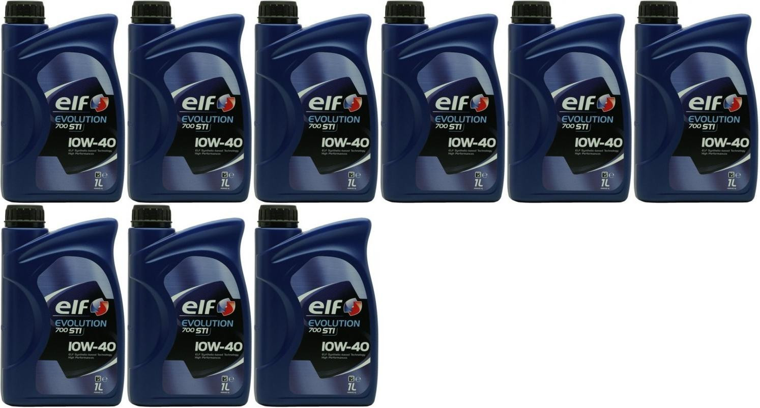 Elf Evolution 700 STI 10W-40 Diesel & Benziner Motoröl 9x 1l = 9 Liter