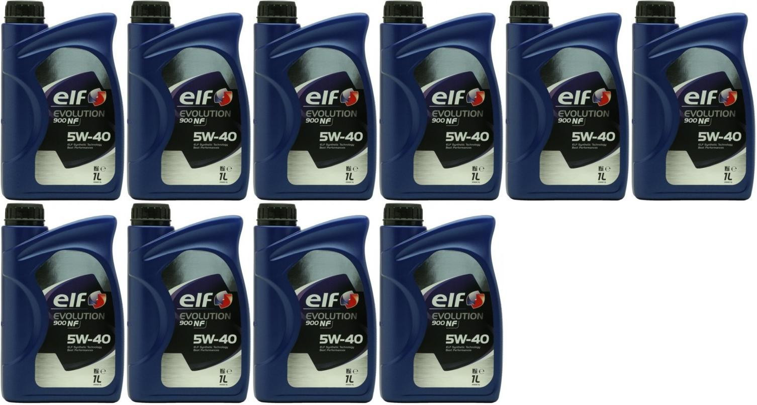 Elf Evolution 900 NF 5W-40 Motoröl 10x 1l = 10 Liter