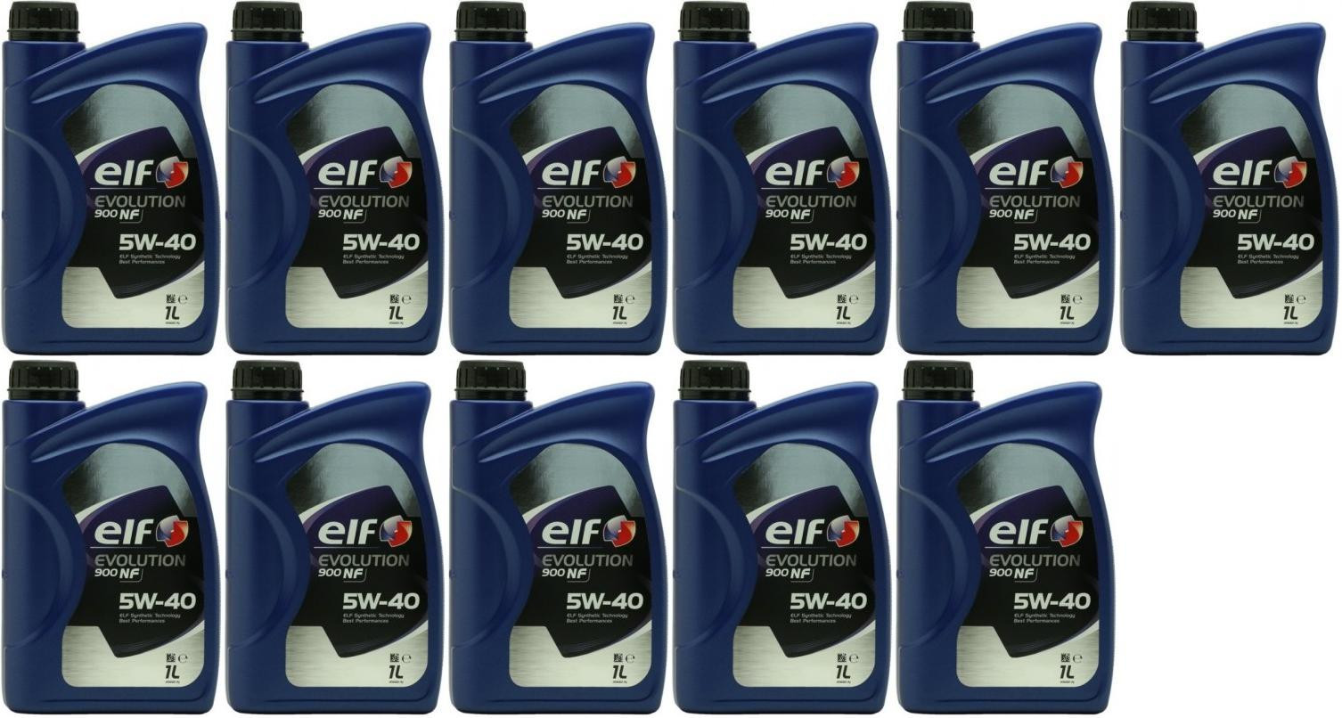 Elf Evolution 900 NF 5W-40 Motoröl 11x 1l = 11 Liter