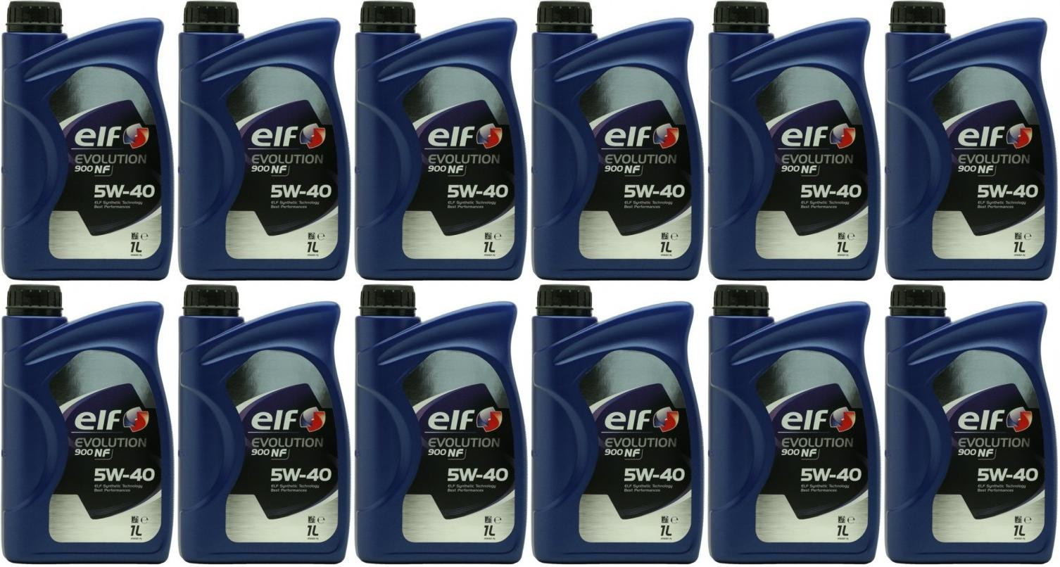 Elf Evolution 900 NF 5W-40 Motoröl 12x 1l = 12 Liter