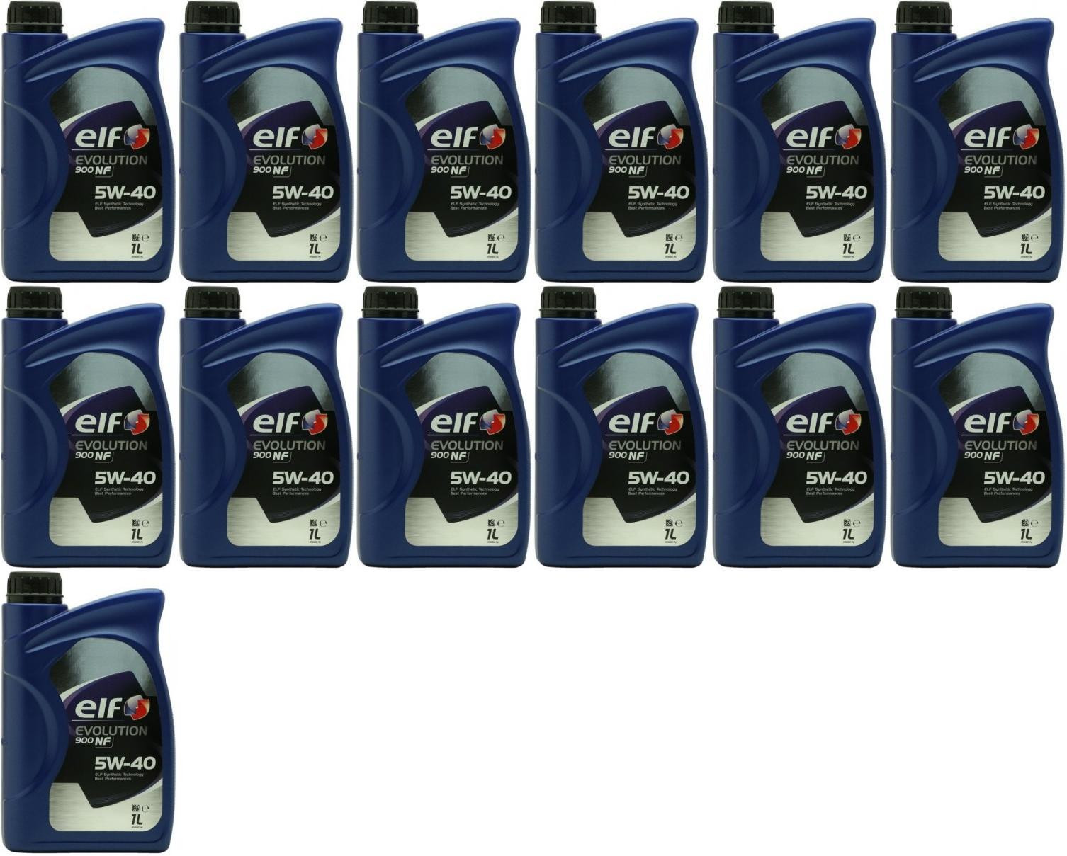 Elf Evolution 900 NF 5W-40 Motoröl 13x 1l = 13 Liter