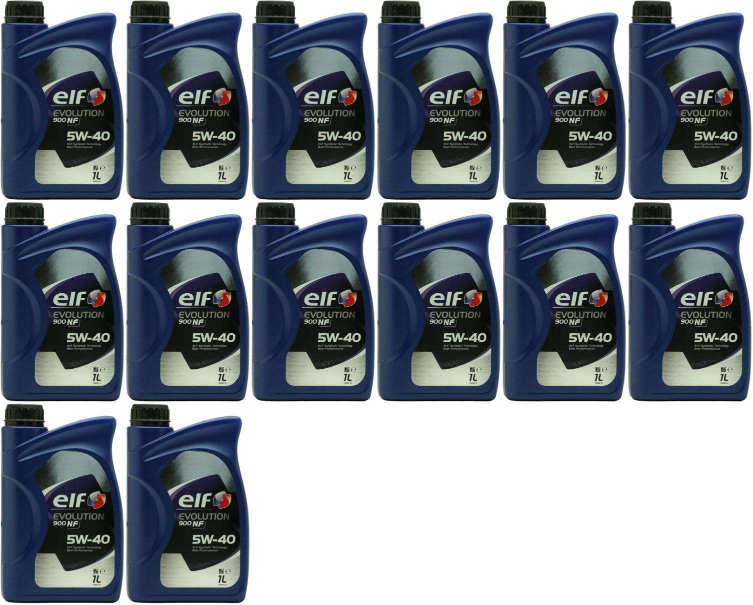 Elf Evolution 900 NF 5W-40 Motoröl 14x 1l = 14 Liter