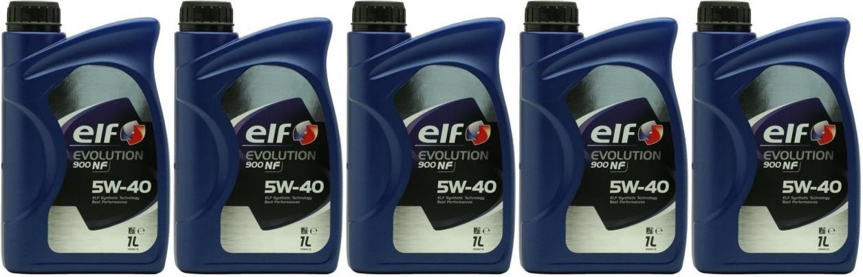 Elf Evolution 900 NF 5W-40 Motoröl 5x 1l = 5 Liter