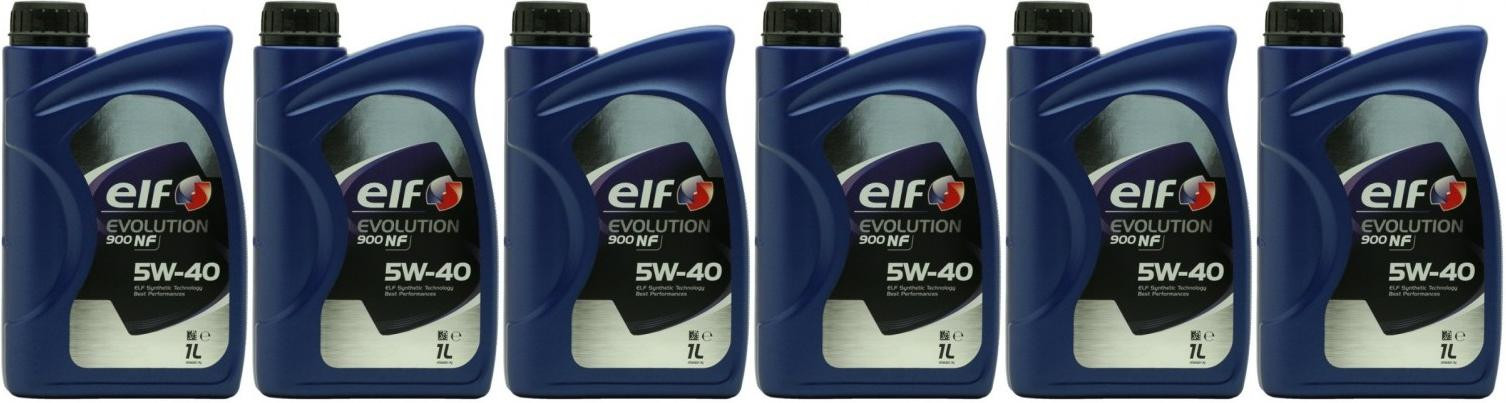 Elf Evolution 900 NF 5W-40 Motoröl 6x 1l = 6 Liter