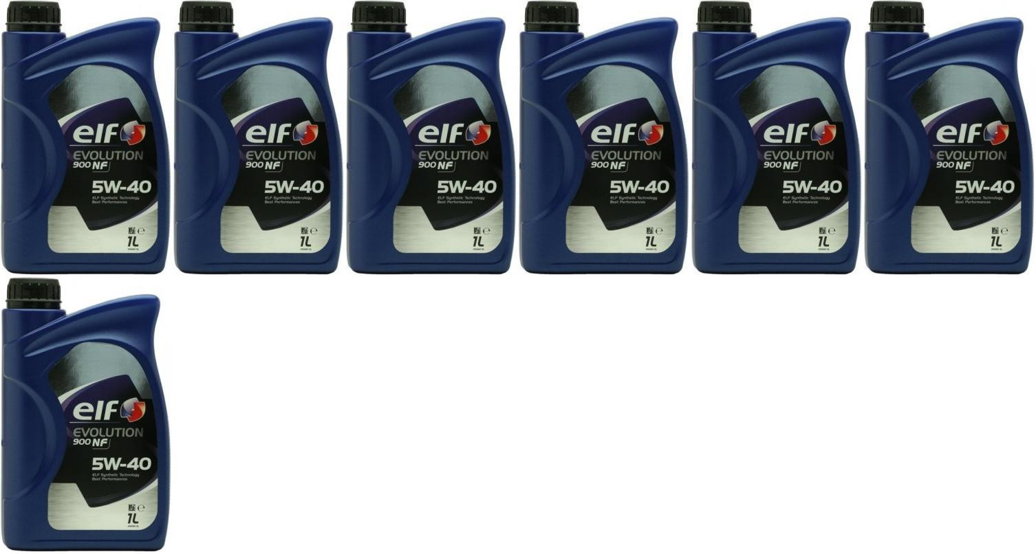Elf Evolution 900 NF 5W-40 Motoröl 7x 1l = 7 Liter