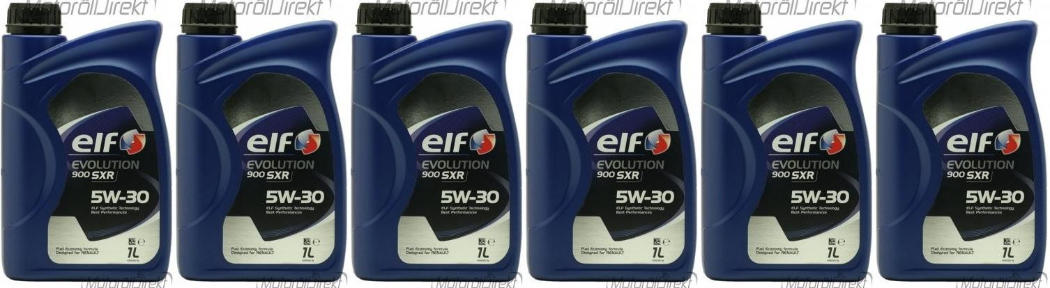 Elf Evolution 900 SXR 5W-30 Motoröl 6x 1l = 6 Liter