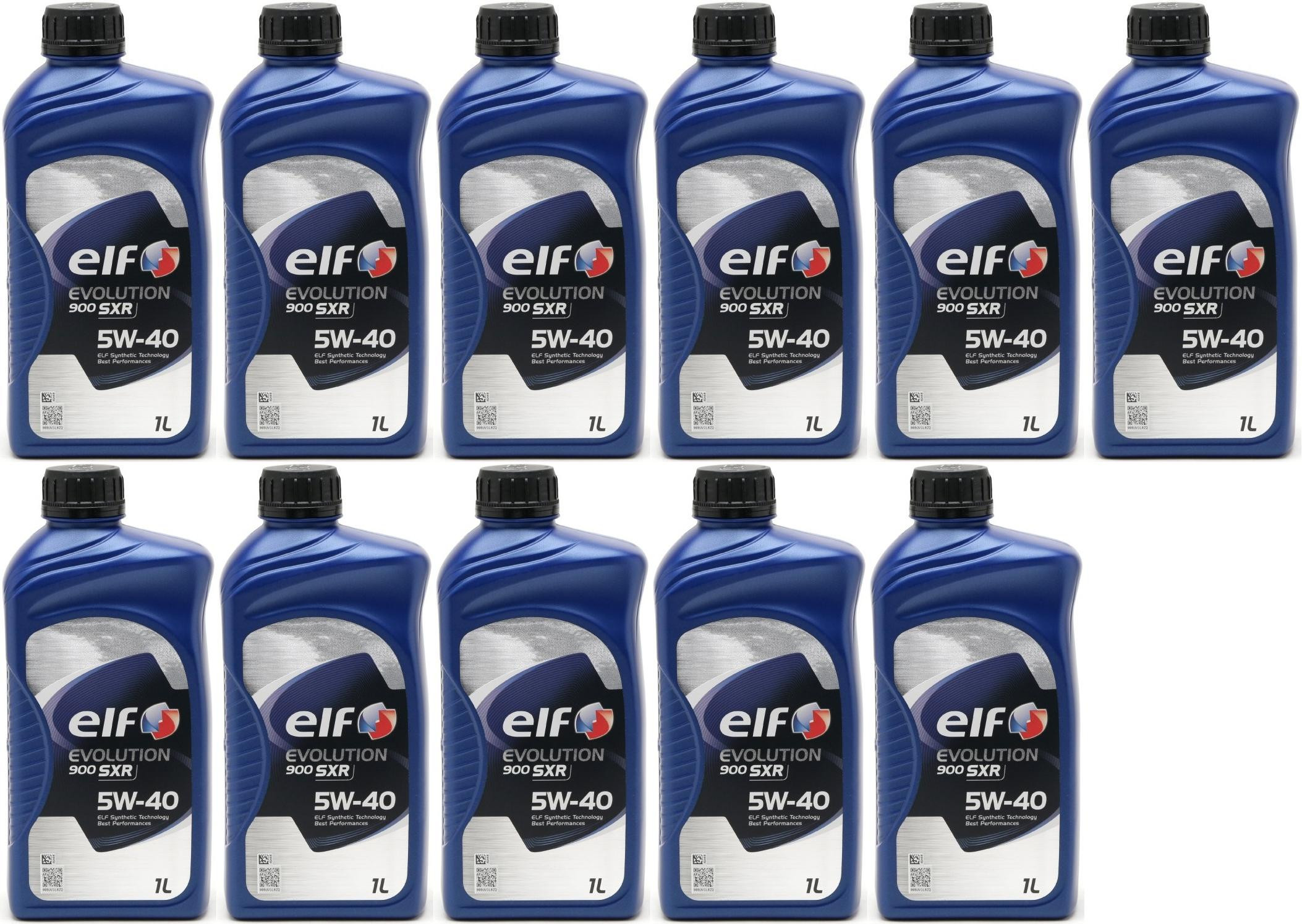 Elf Evolution 900 SXR 5W-40 Motoröl 11x 1l = 11 Liter