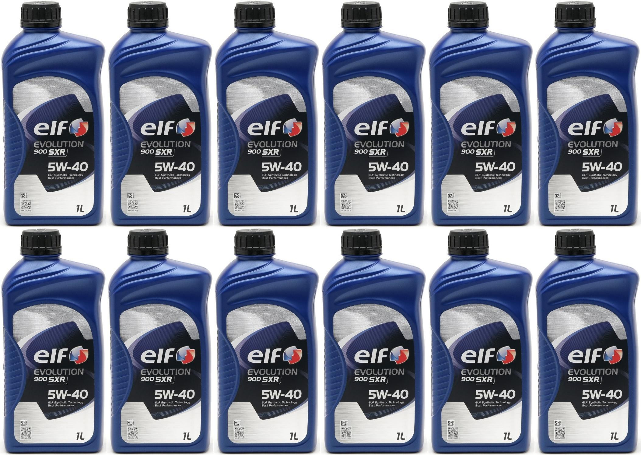Elf Evolution 900 SXR 5W-40 Motoröl 12x 1l = 12 Liter