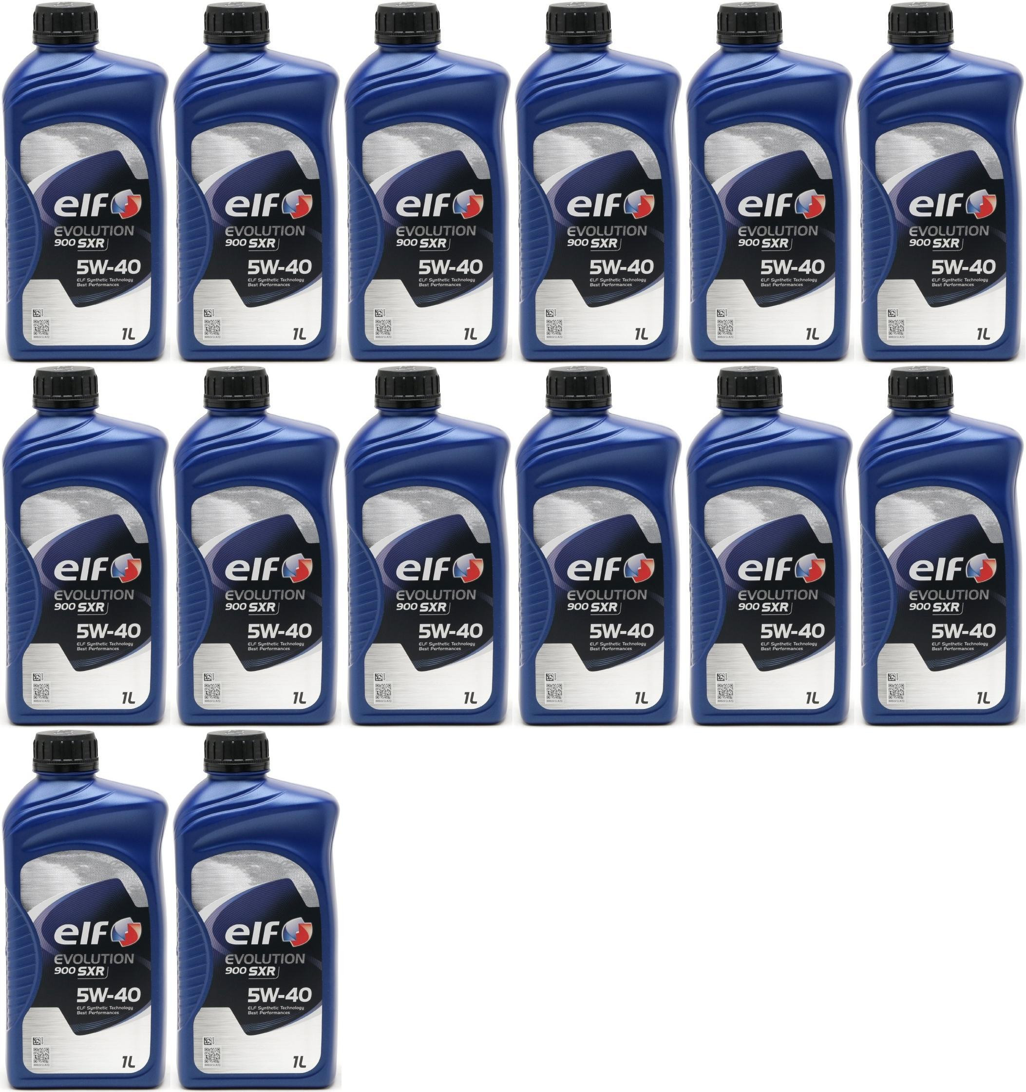 Elf Evolution 900 SXR 5W-40 Motoröl 14x 1l = 14 Liter