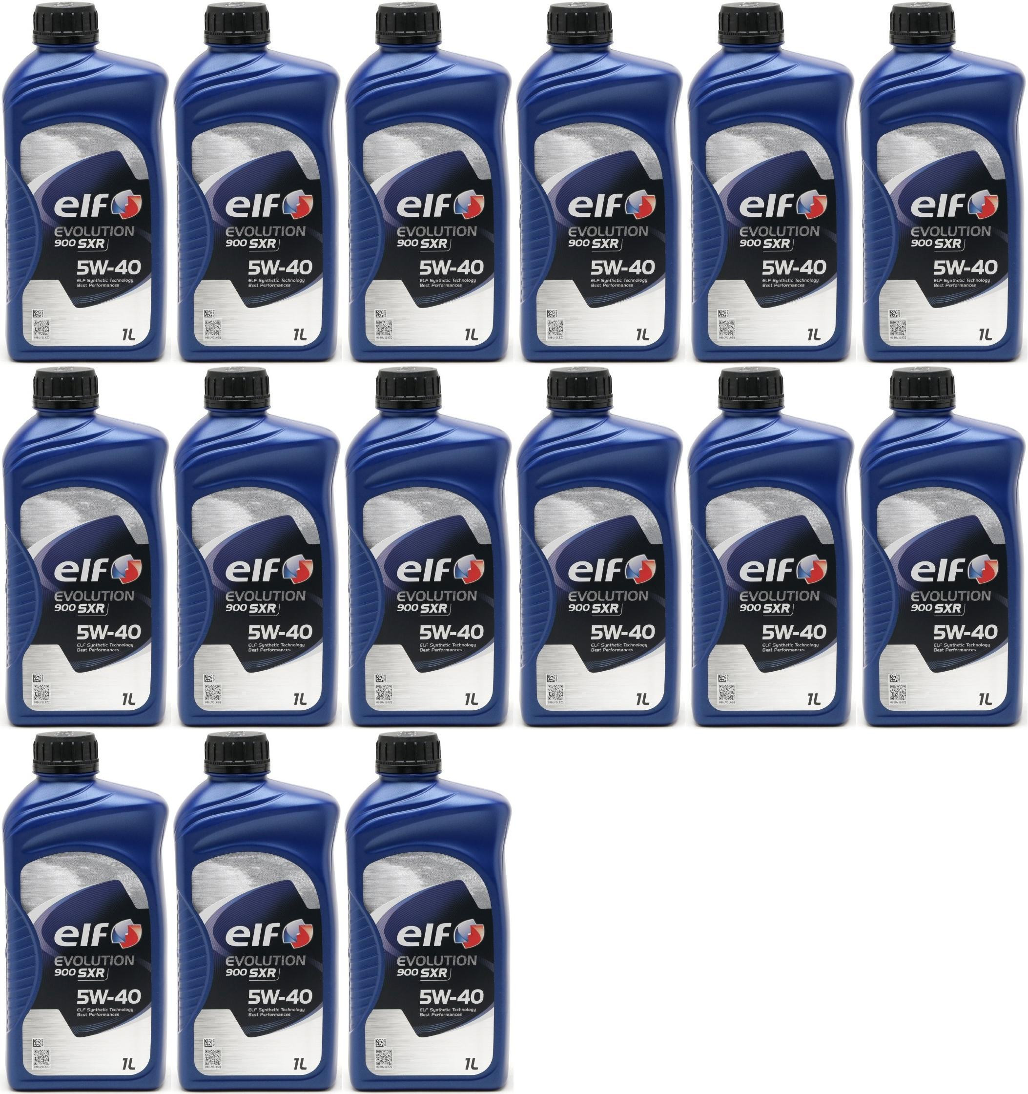 Elf Evolution 900 SXR 5W-40 Motoröl 15x 1l = 15 Liter