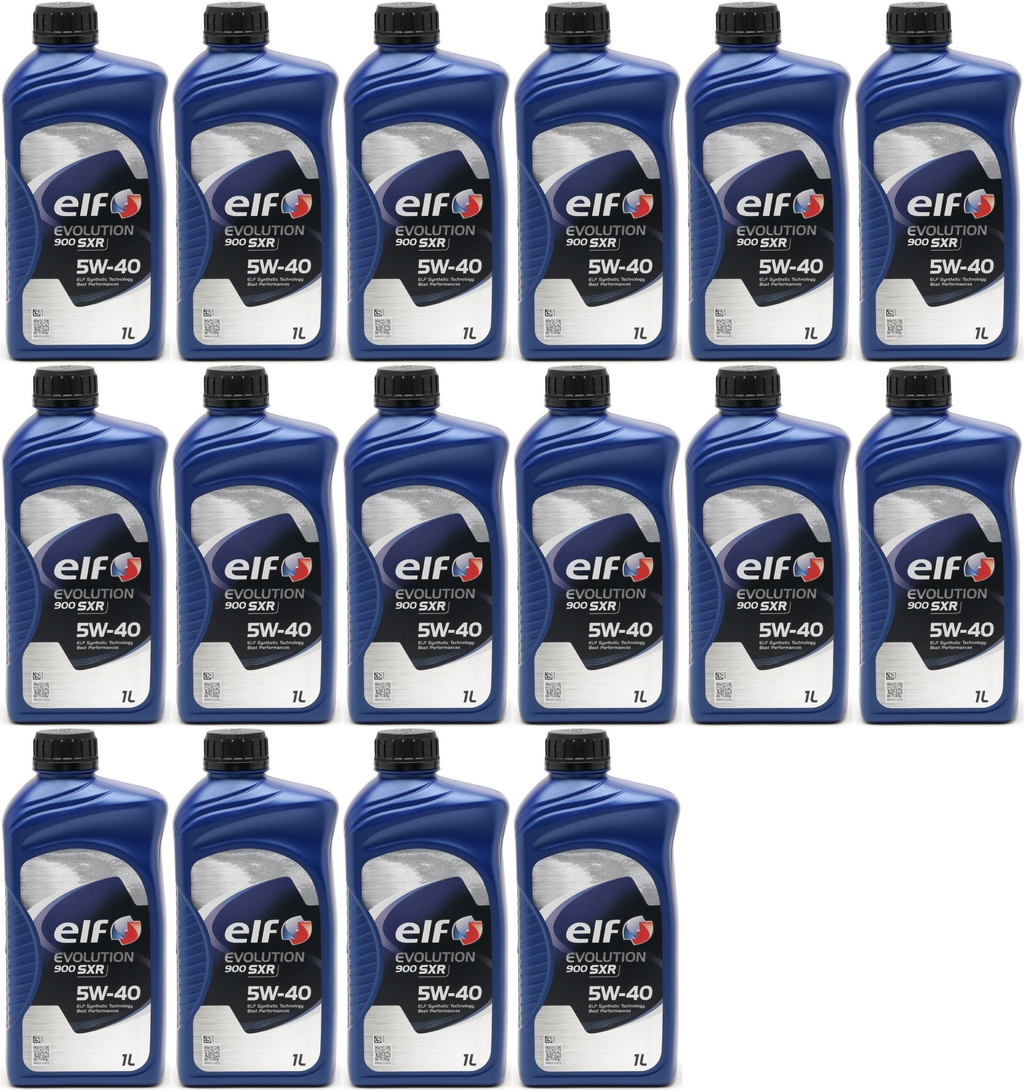 Elf Evolution 900 SXR 5W-40 Motoröl 16x 1l = 16 Liter