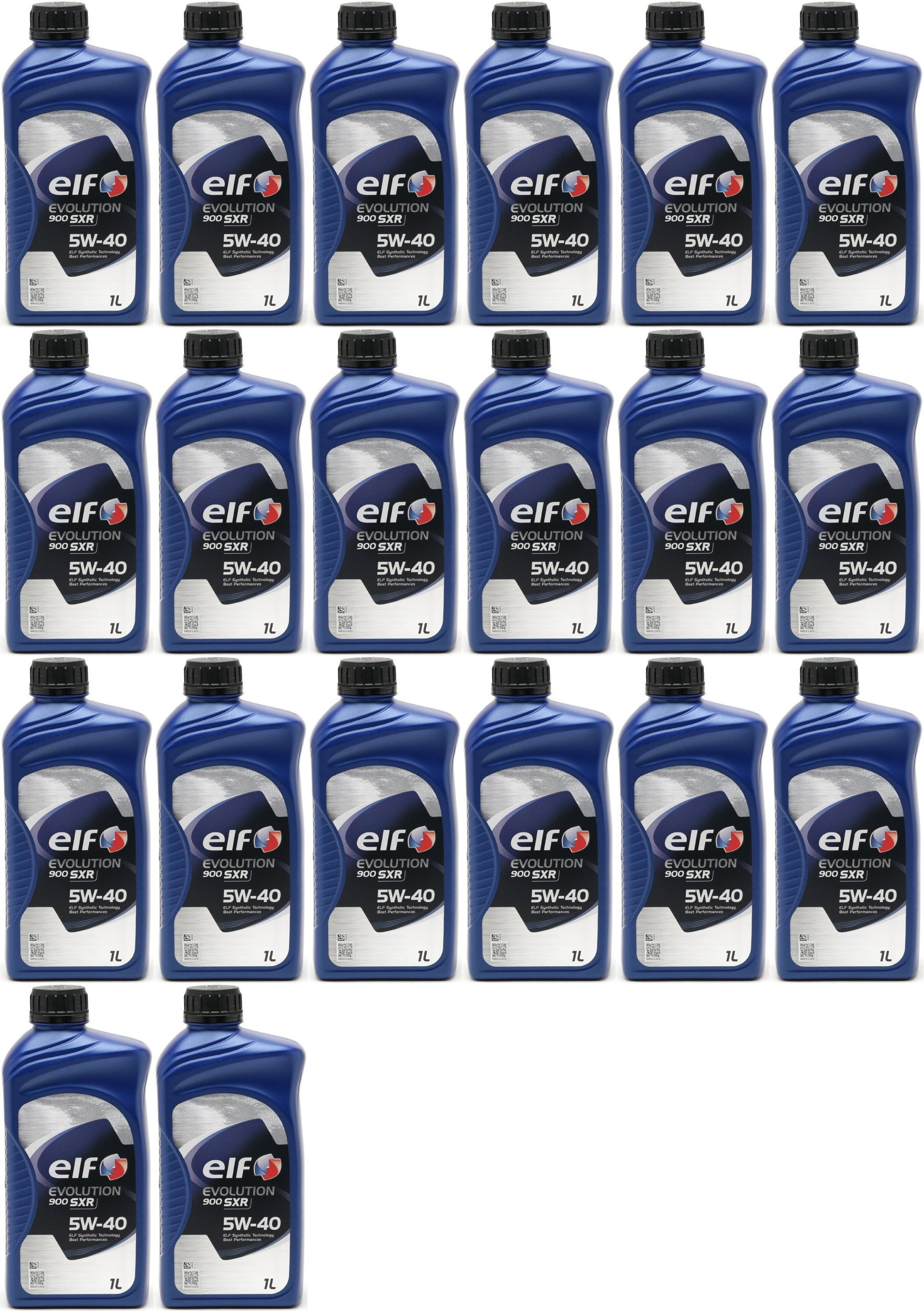 Elf Evolution 900 SXR 5W-40 Motoröl 20x 1l = 20 Liter