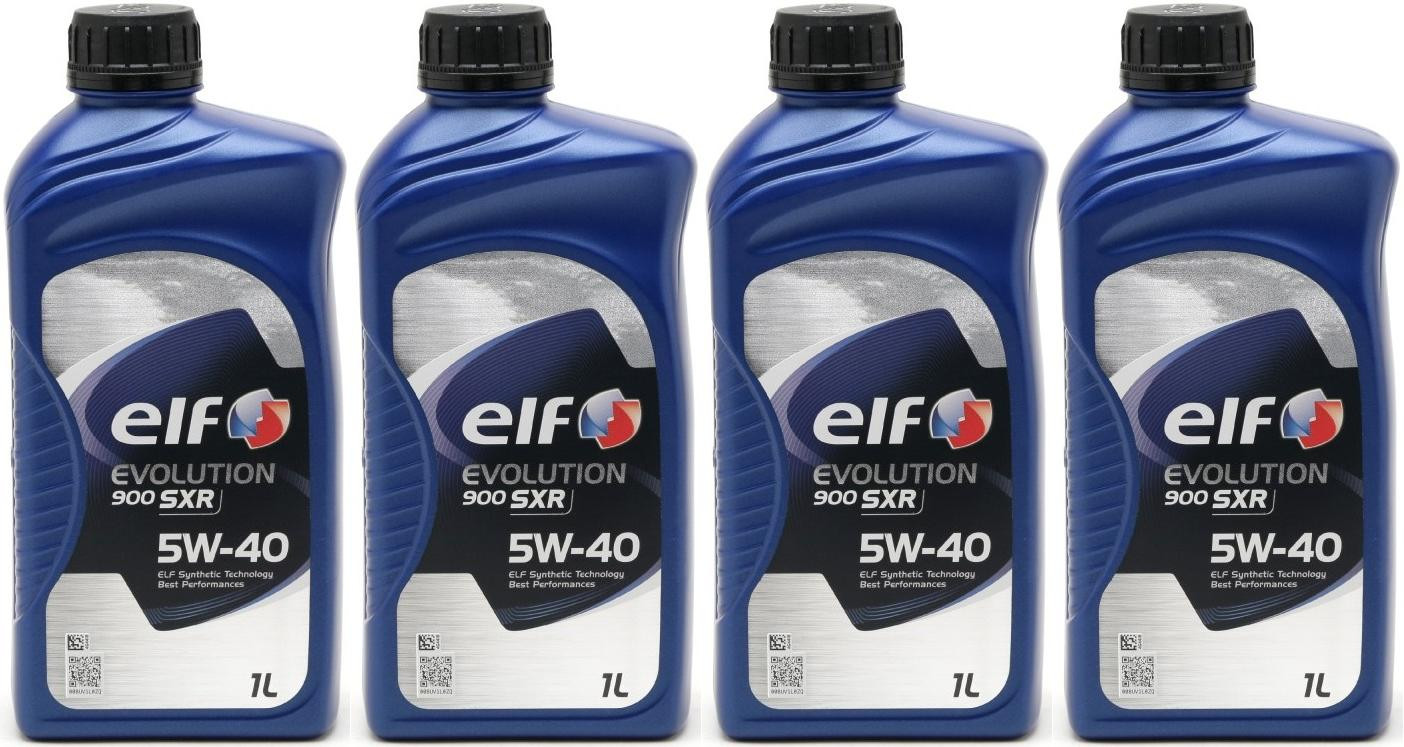 Elf Evolution 900 SXR 5W-40 Motoröl 4x 1l = 4 Liter