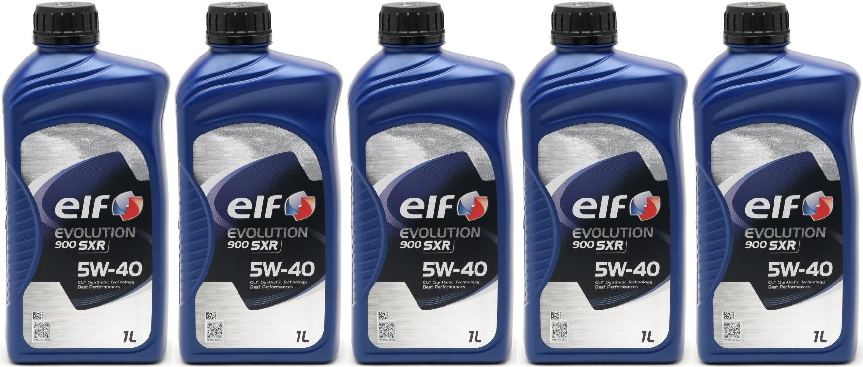 Elf Evolution 900 SXR 5W-40 Motoröl 5x 1l = 5 Liter