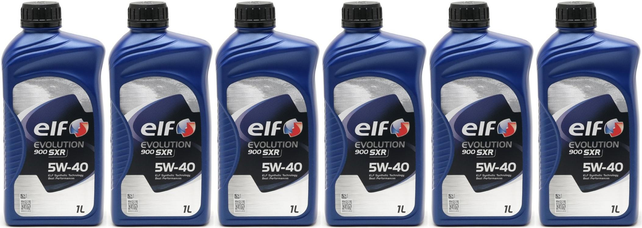 Elf Evolution 900 SXR 5W-40 Motoröl 6x 1l = 6 Liter