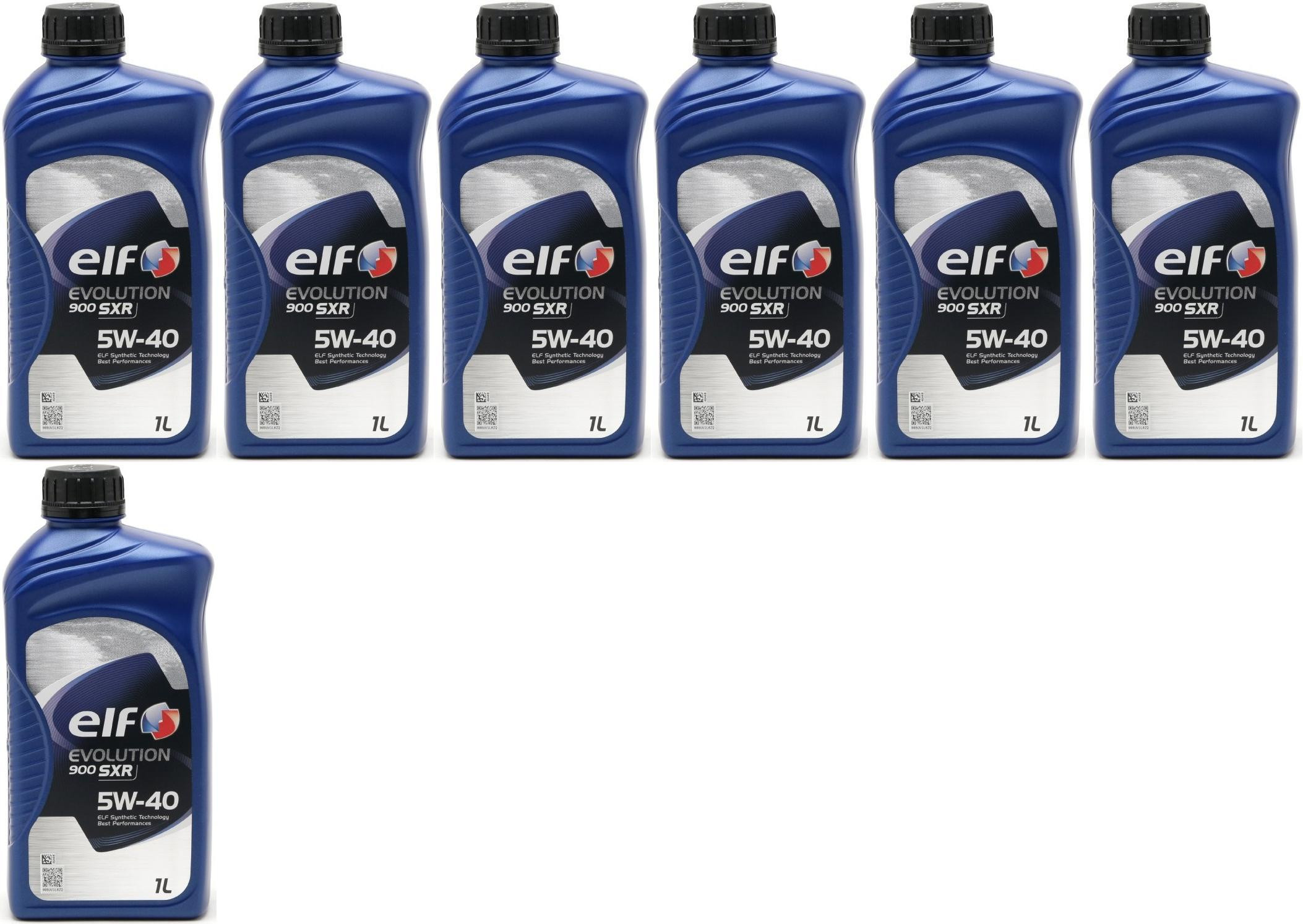 Elf Evolution 900 SXR 5W-40 Motoröl 7x 1l = 7 Liter