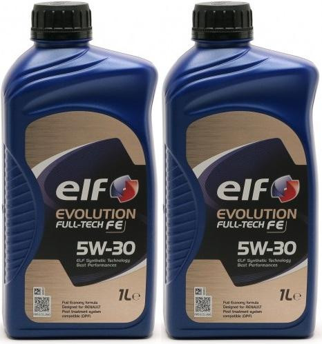 Elf Evolution Full Tech FE 5W-30 Motoröl 2x 1l = 2 Liter