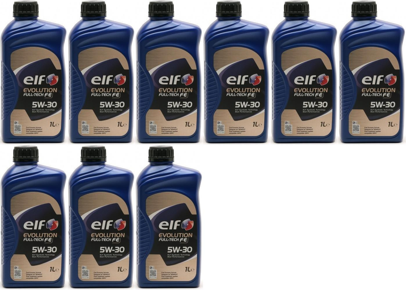 Elf Evolution Full Tech FE 5W-30 Motoröl 9x 1l = 9 Liter
