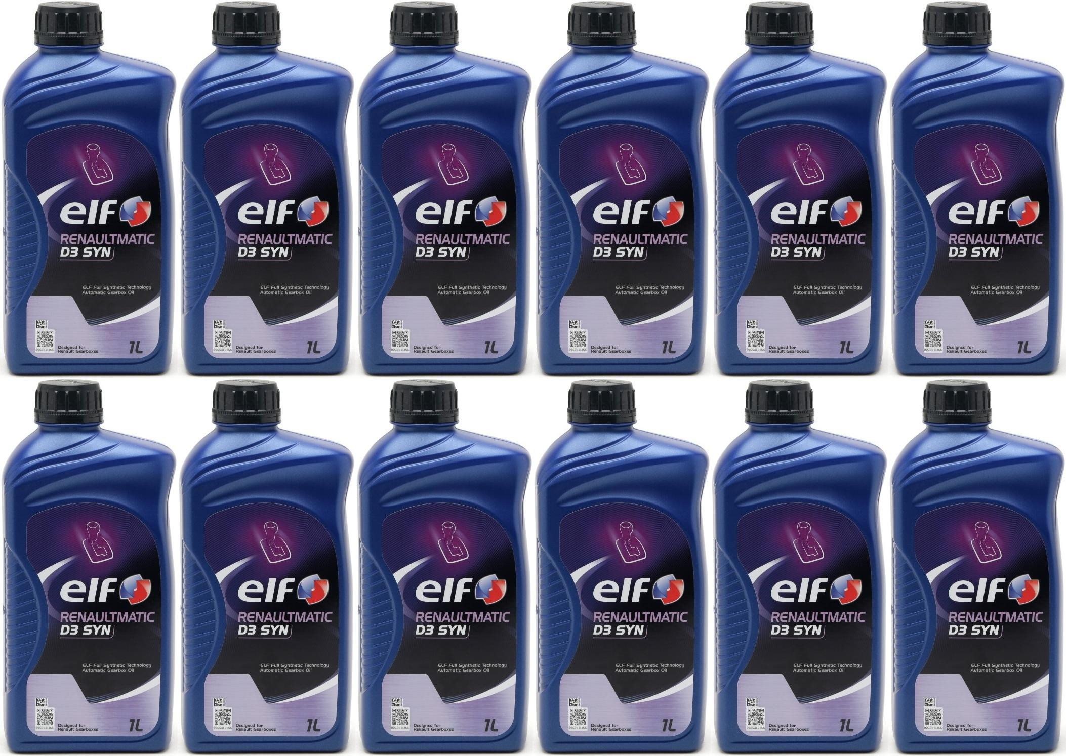 Elf Renaultmatic D3 SYN Automatik Getriebeöl 12x 1l = 12 Liter