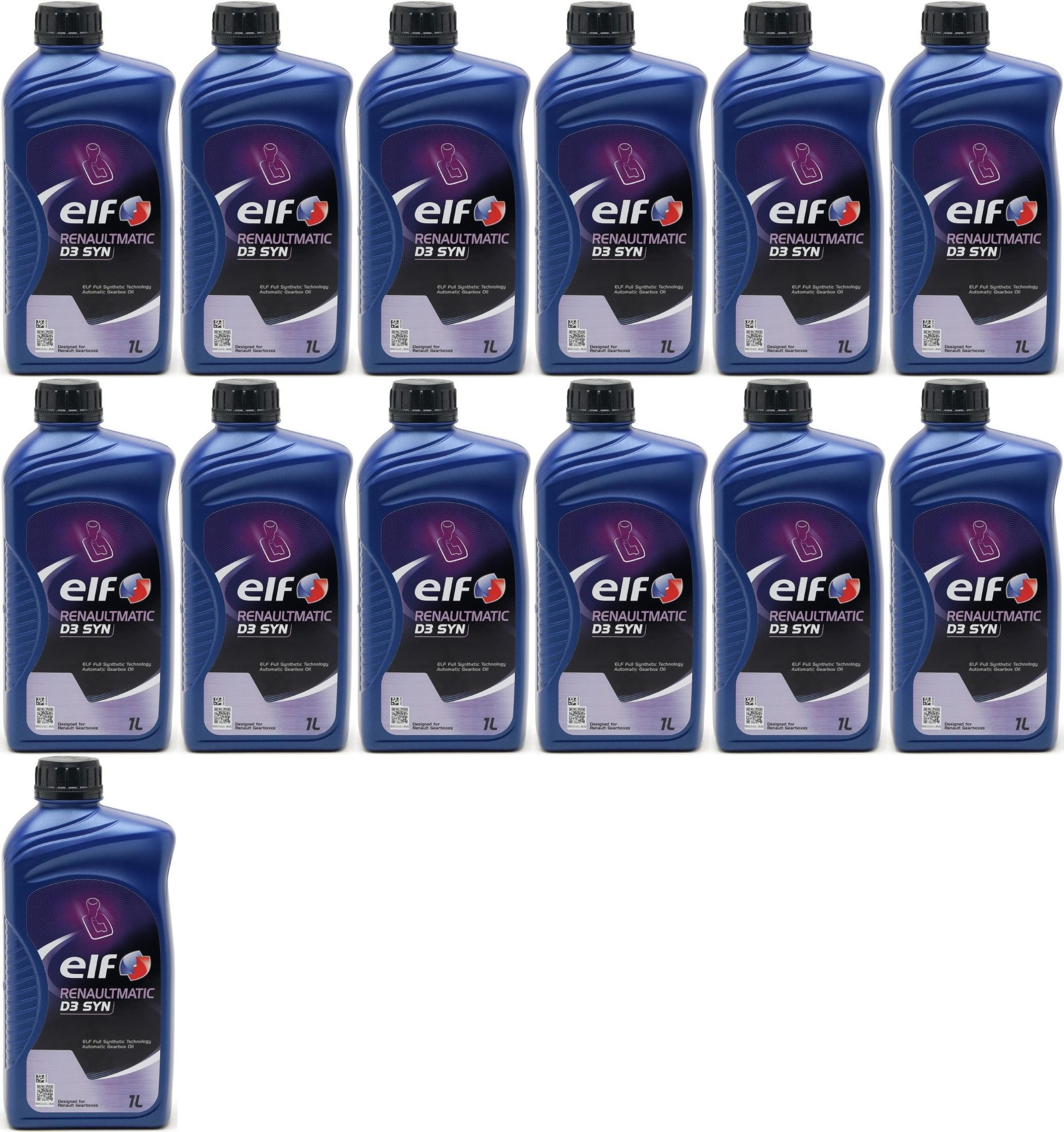 Elf Renaultmatic D3 SYN Automatik Getriebeöl 13x 1l = 13 Liter