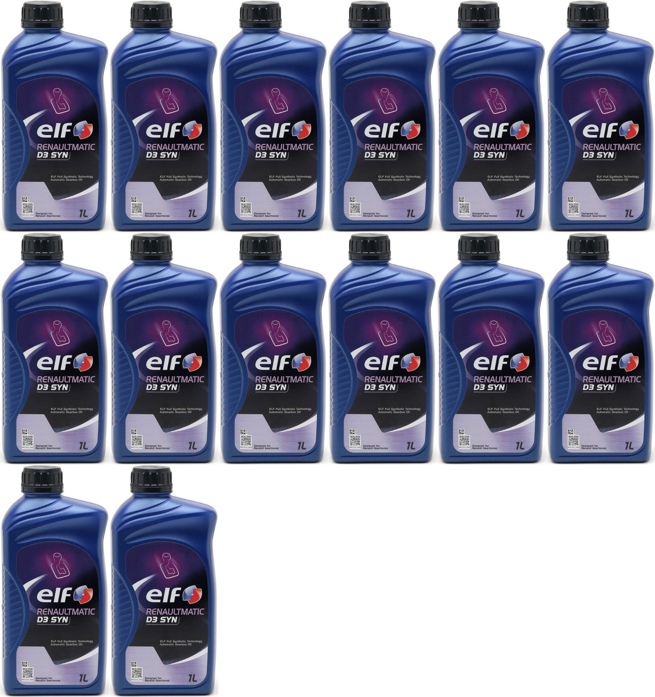 Elf Renaultmatic D3 SYN Automatik Getriebeöl 14x 1l = 14 Liter