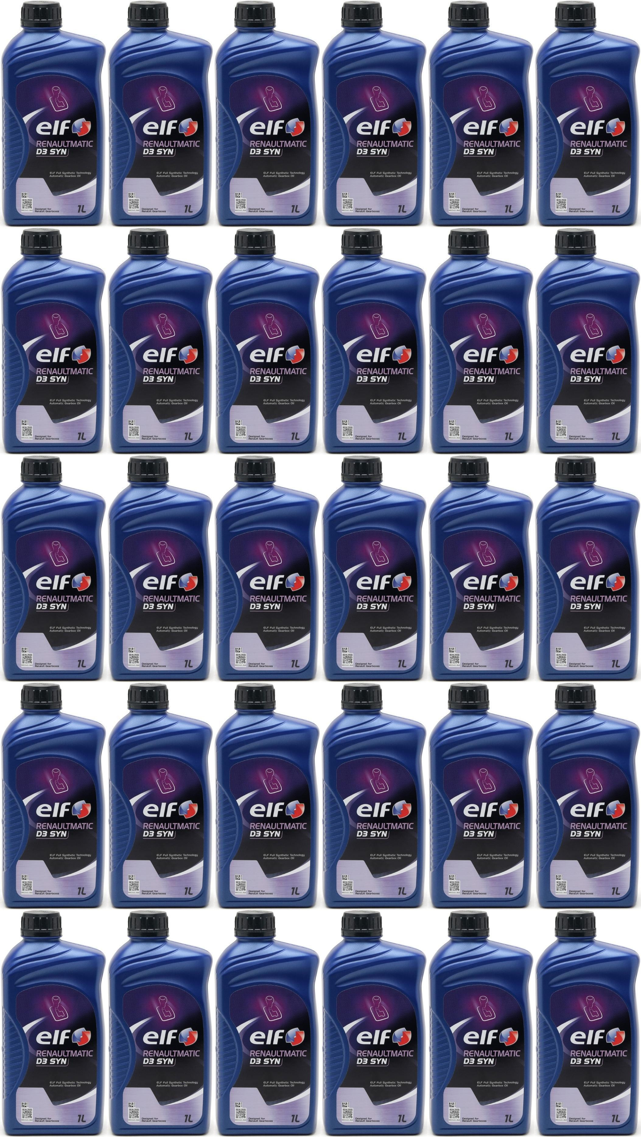 Elf Renaultmatic D3 SYN Automatik Getriebeöl 30x 1l = 30 Liter