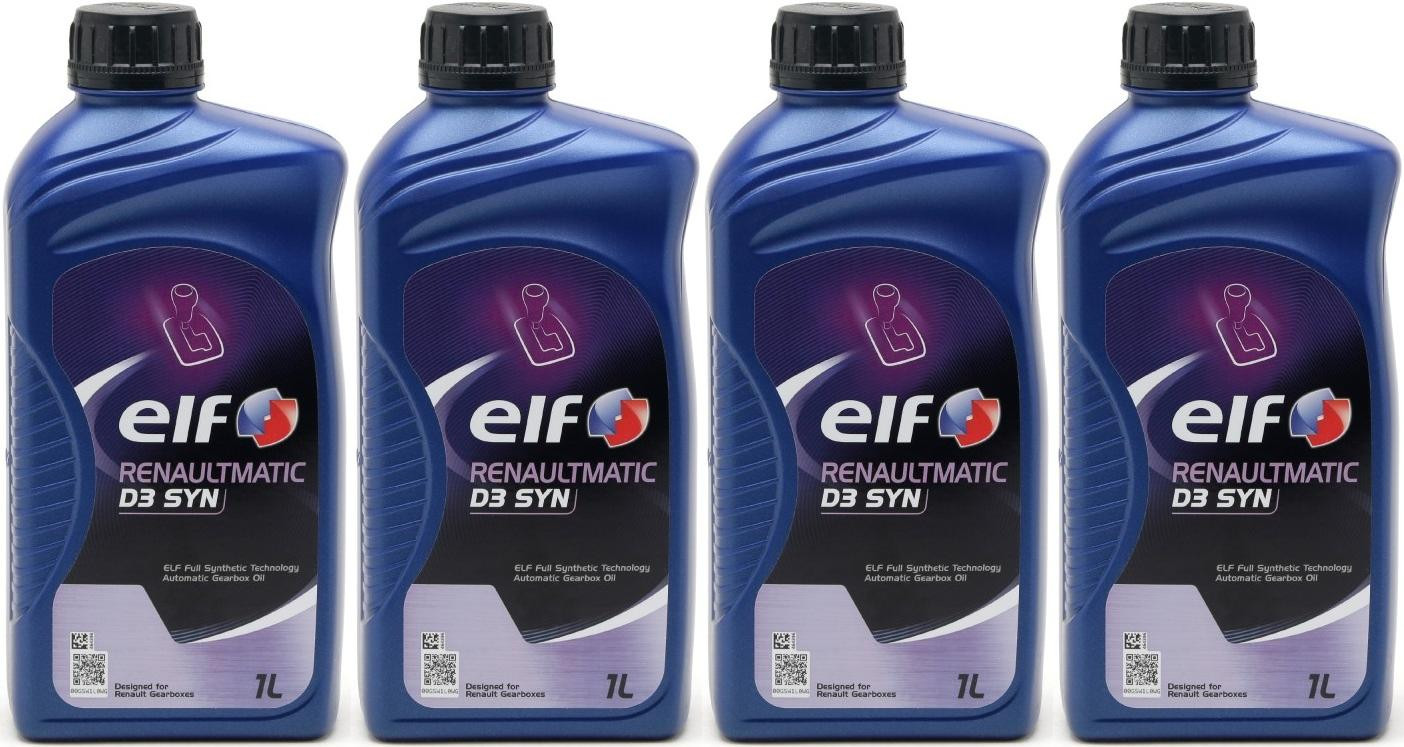 Elf Renaultmatic D3 SYN Automatik Getriebeöl 4x 1l = 4 Liter