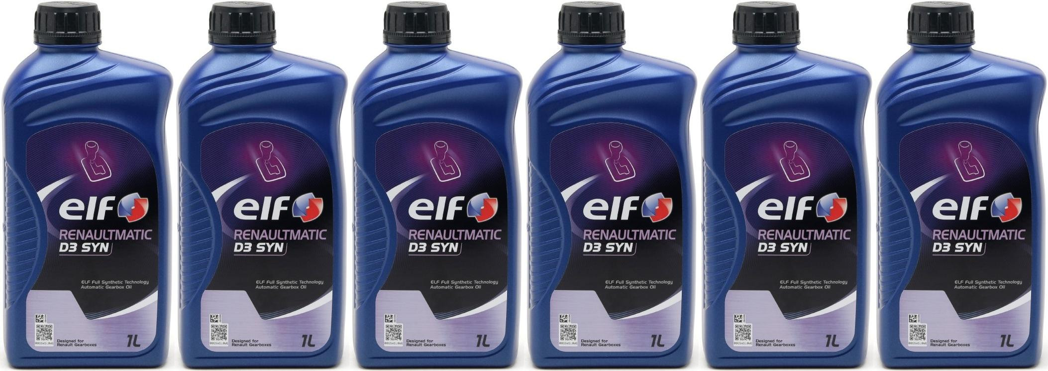 Elf Renaultmatic D3 SYN Automatik Getriebeöl 6x 1l = 6 Liter