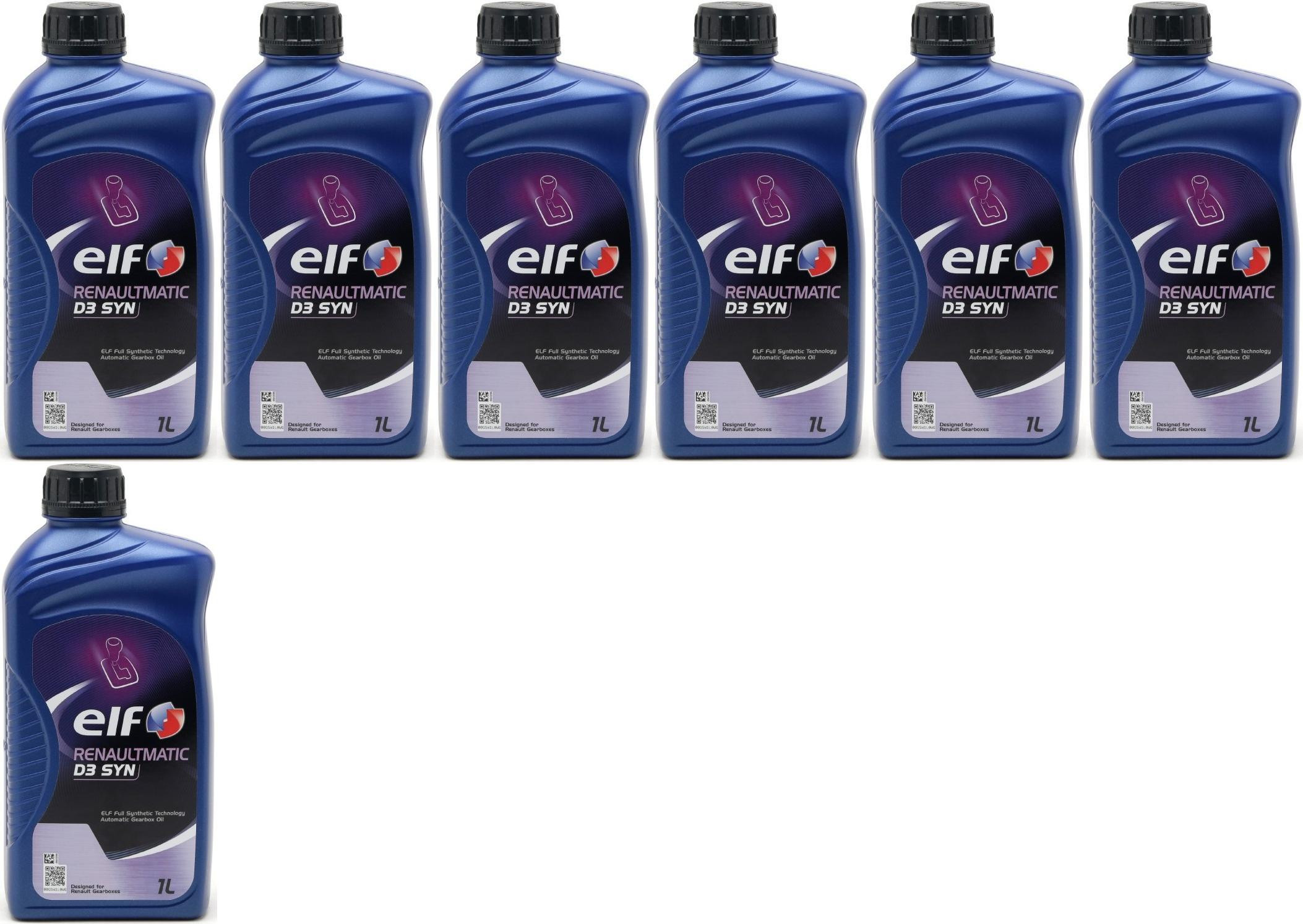 Elf Renaultmatic D3 SYN Automatik Getriebeöl 7x 1l = 7 Liter