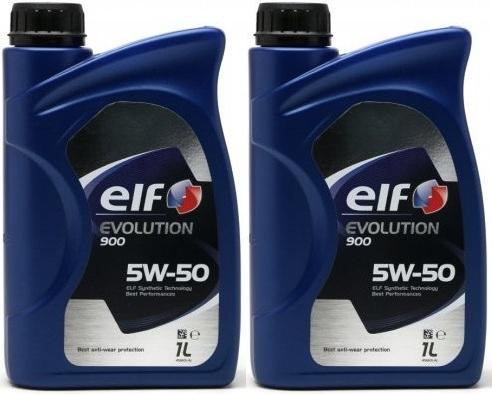 Elf Evolution 900 5W-50 Motoröl 2x 1l = 2 Liter