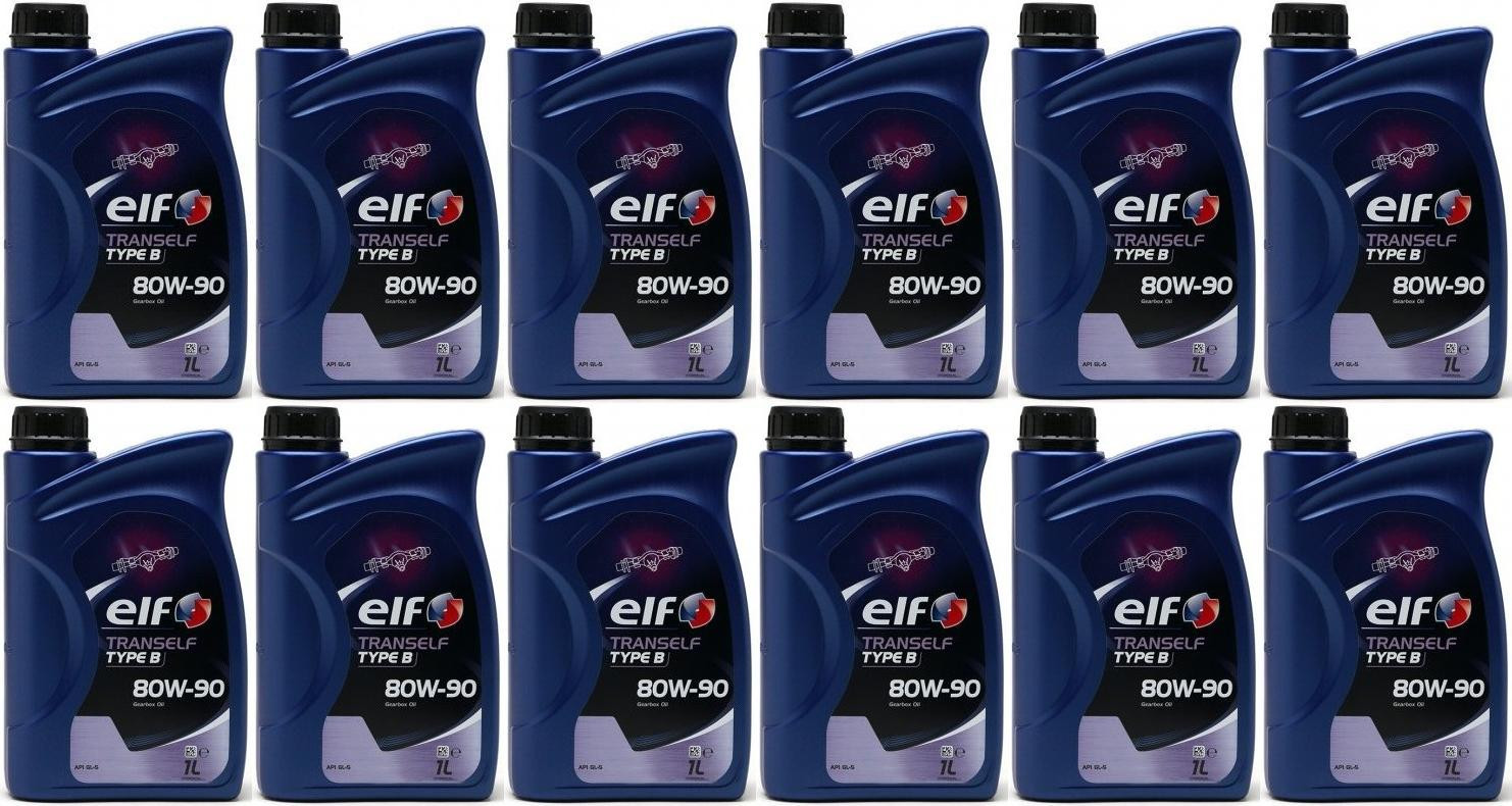Elf Tranself Type B 80W-90 Getriebeöl 12x 1l = 12 Liter