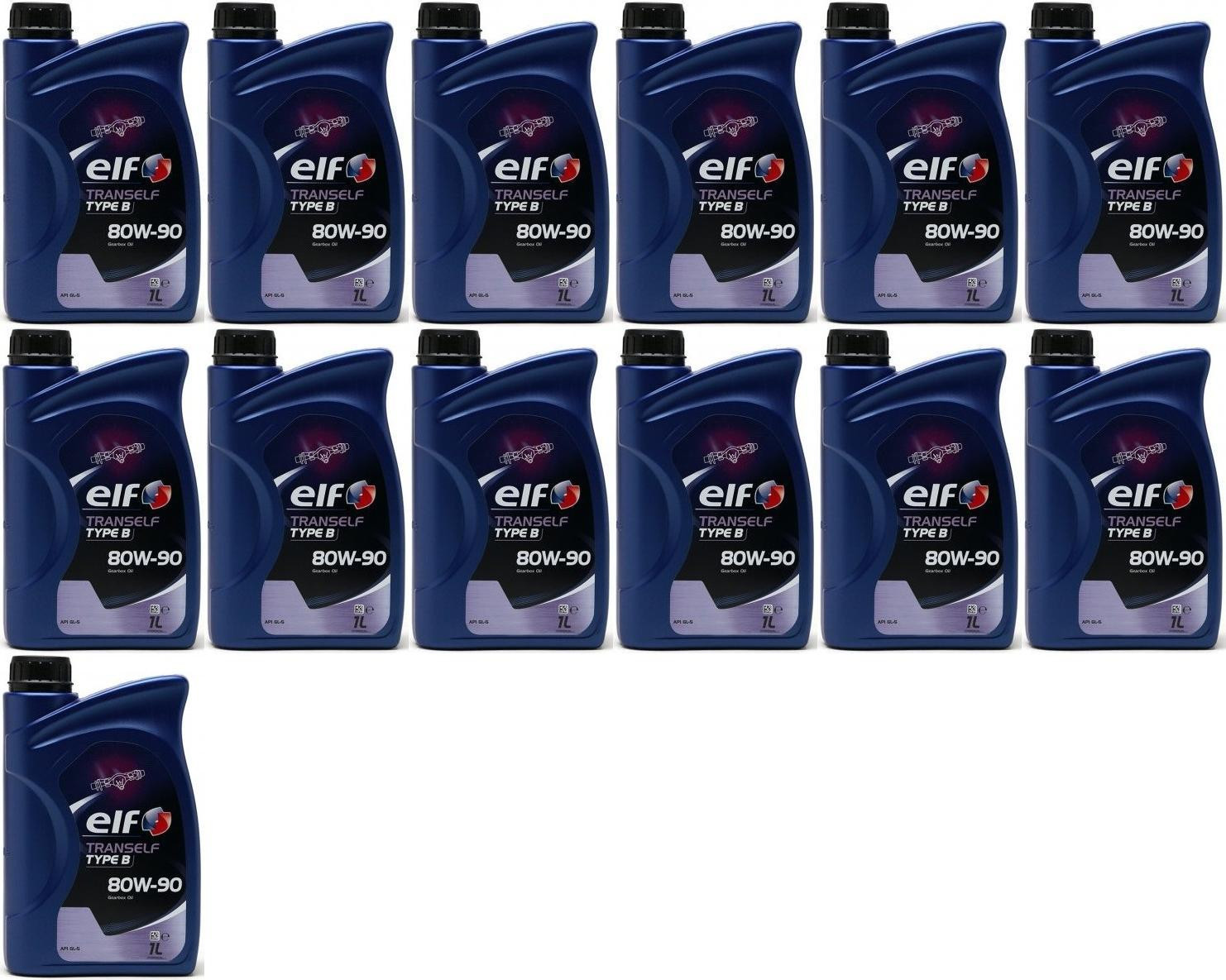 Elf Tranself Type B 80W-90 Getriebeöl 13x 1l = 13 Liter