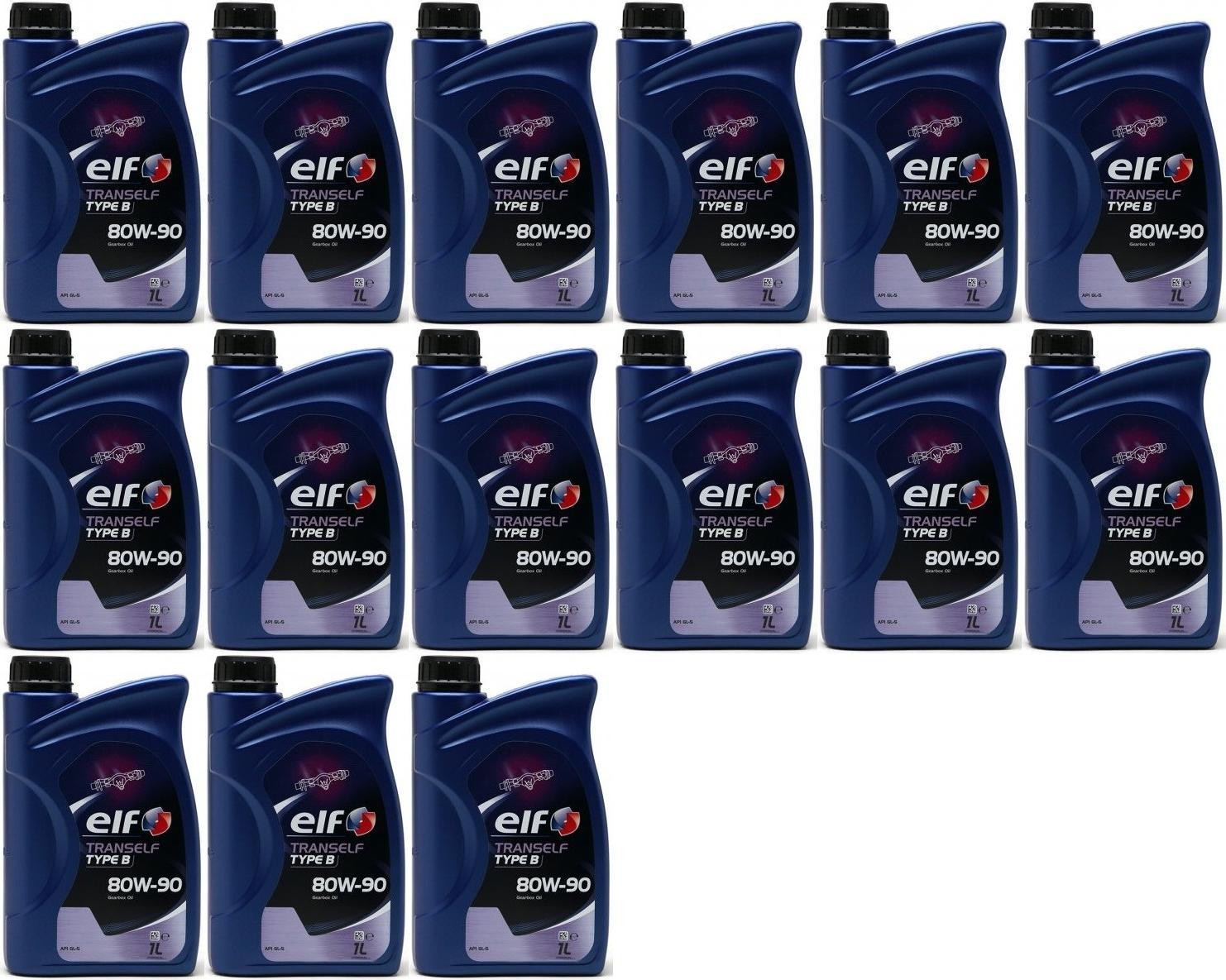 Elf Tranself Type B 80W-90 Getriebeöl 15x 1l = 15 Liter