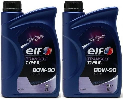 Elf Tranself Type B 80W-90 Getriebeöl 2x 1l = 2 Liter