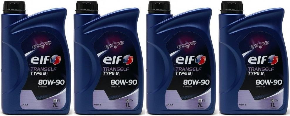 Elf Tranself Type B 80W-90 Getriebeöl 4x 1l = 4 Liter