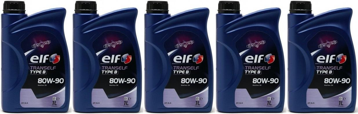 Elf Tranself Type B 80W-90 Getriebeöl 5x 1l = 5 Liter