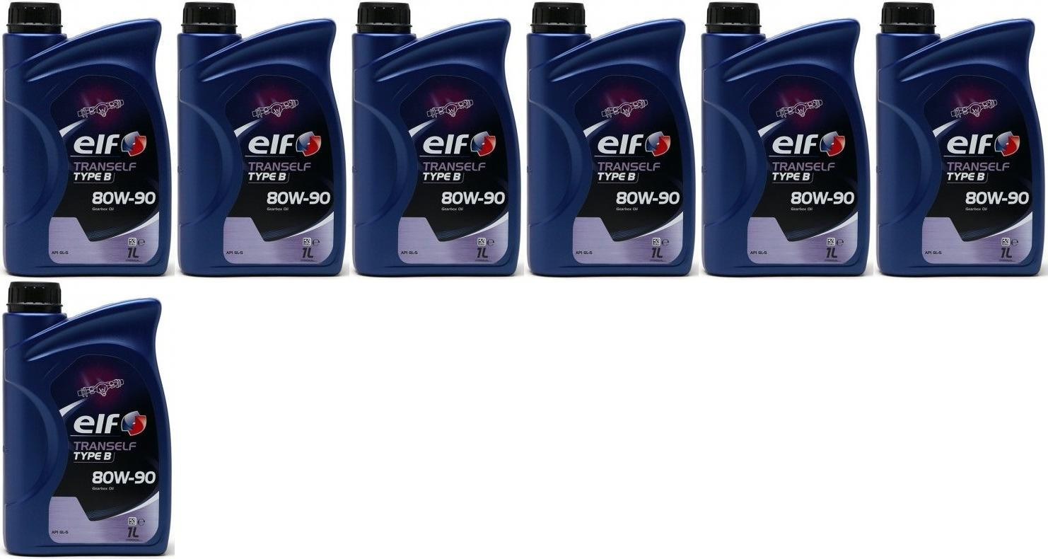Elf Tranself Type B 80W-90 Getriebeöl 7x 1l = 7 Liter