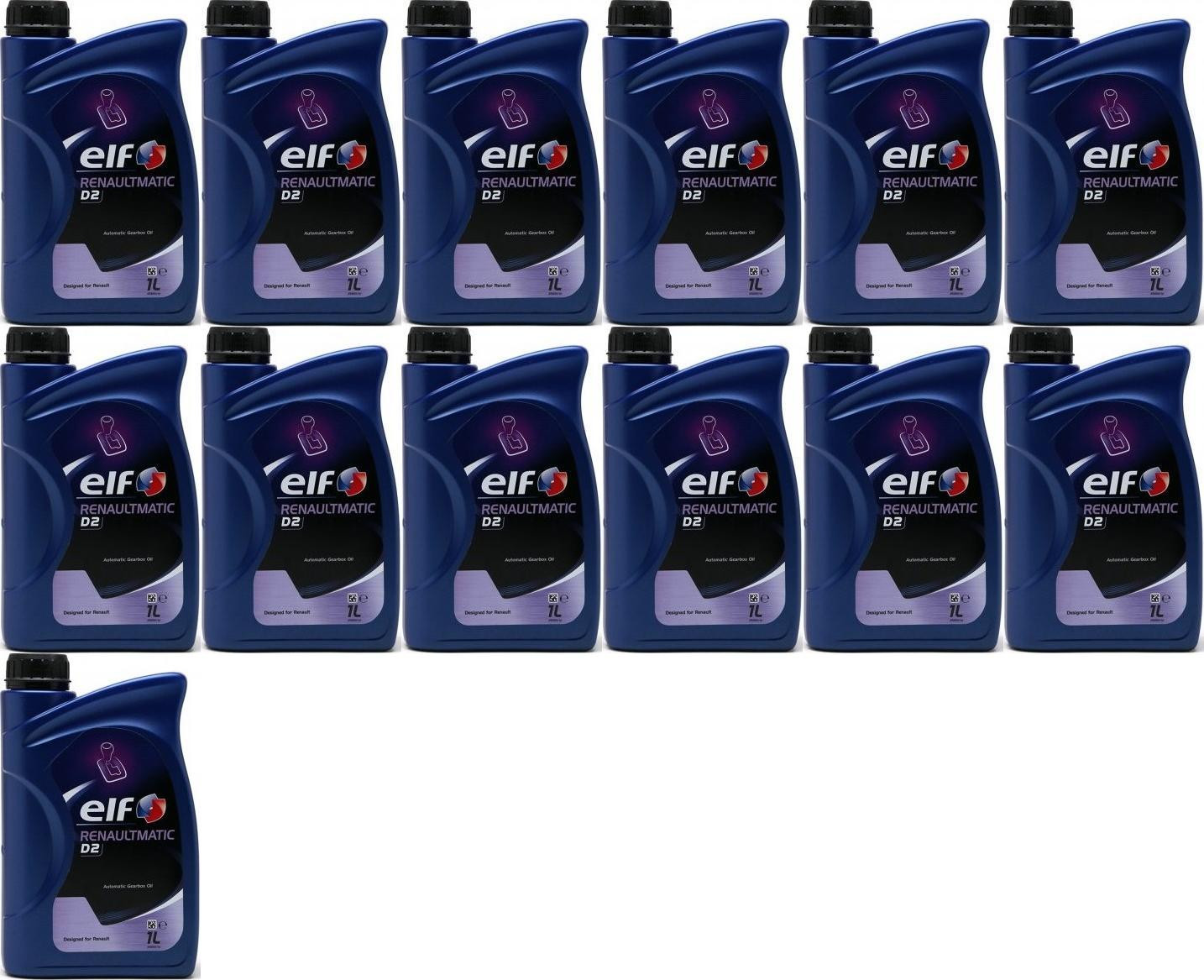 Elf Renaultmatic D2 Automatik 13x 1l = 13 Liter