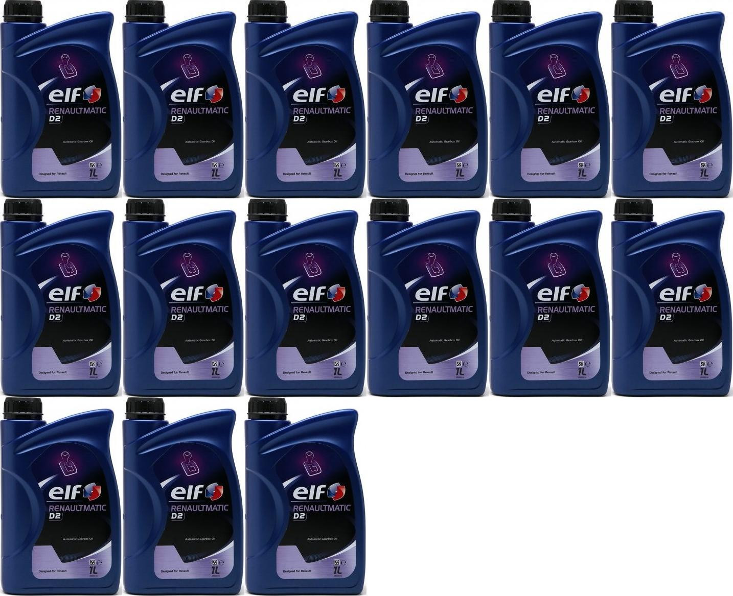 Elf Renaultmatic D2 Automatik 15x 1l = 15 Liter