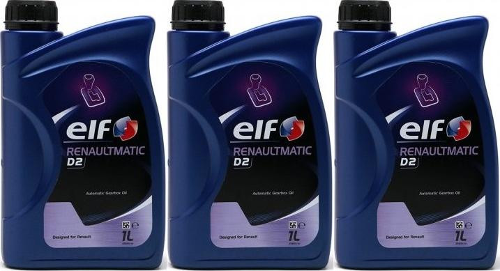 Elf Renaultmatic D2 Automatik 3x 1l = 3 Liter