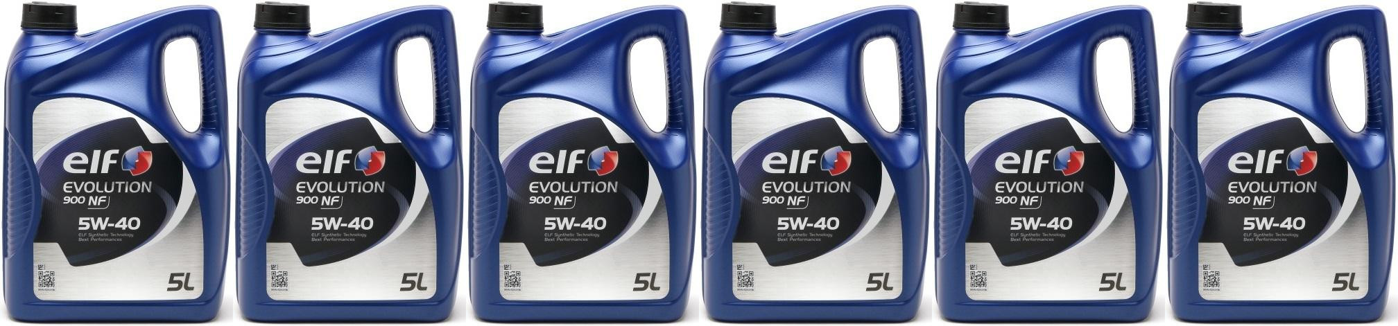 Elf Evolution 900 NF 5W-40 Motoröl 6x 5 = 30 Liter
