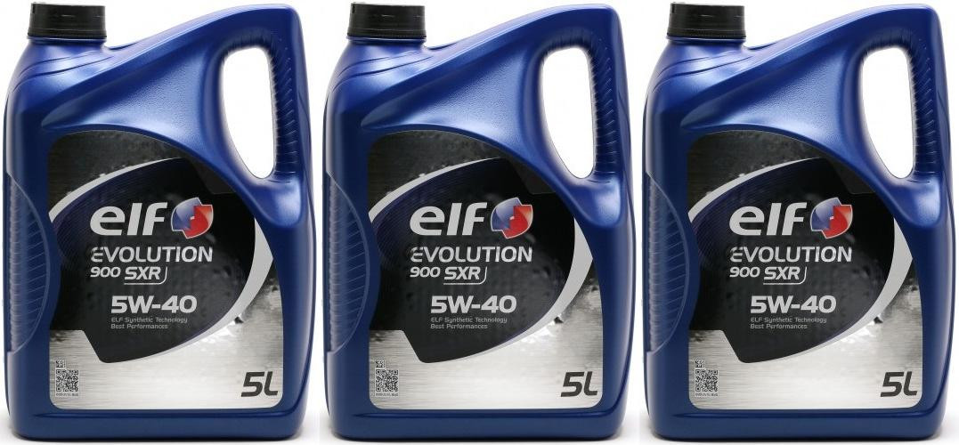 Elf Evolution 900 SXR 5W-40 Motoröl 3x 5 = 15 Liter