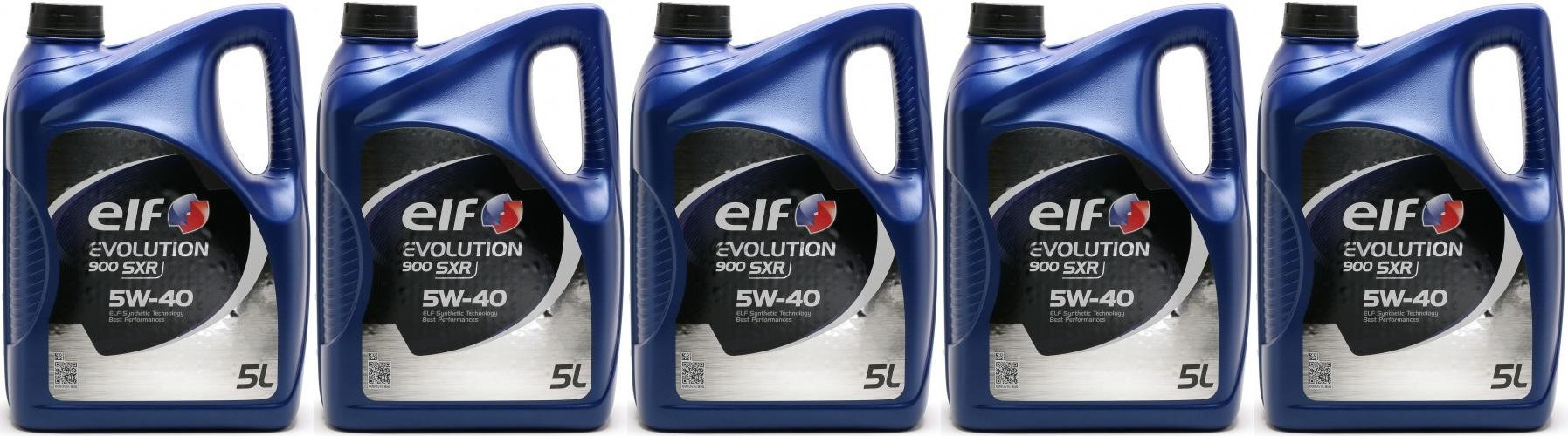 Elf Evolution 900 SXR 5W-40 Motoröl 5x 5 = 25 Liter